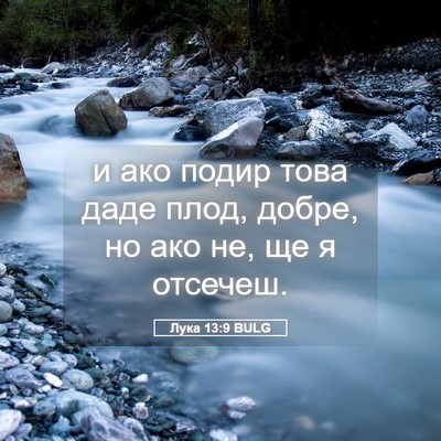 Picture 05 - Лука 13:9 BULG - и ако подир това даде плод, - Bible Verse Picture