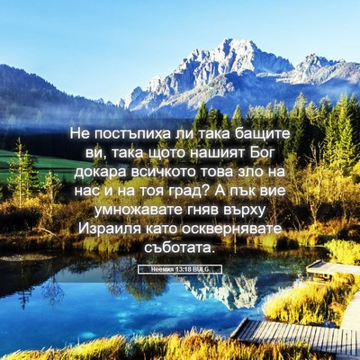 Picture 05 - Неемия 13:18 BULG - Не постъпиха ли така - Bible Verse Picture