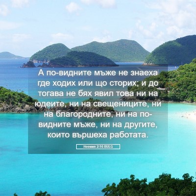 Picture 05 - Неемия 2:16 BULG - А по-видните мъже не знаеха - Bible Verse Picture