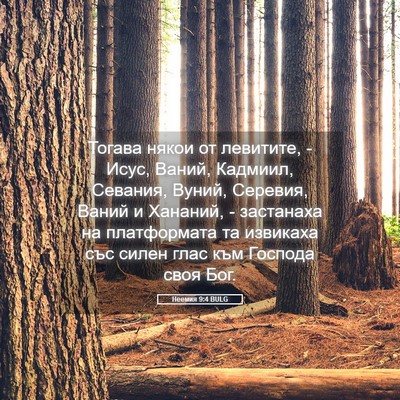Picture 05 - Неемия 9:4 BULG - Тогава някои от левитите, - - Bible Verse Picture