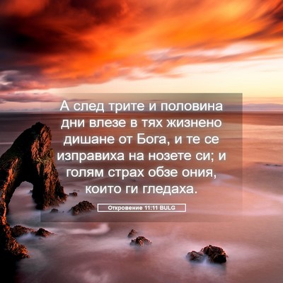 Picture 05 - Откровение 11:11 BULG - А след трите и половина дни - Bible Verse Picture