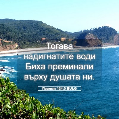 Picture 05 - Псалми 124:5 BULG - Тогава надигнатите води - Bible Verse Picture