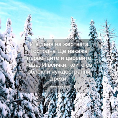Picture 05 - Софоний 1:8 BULG - И в деня на жертвата - Bible Verse Picture