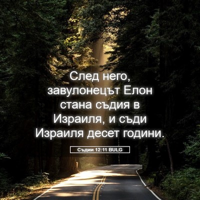 Picture 05 - Съдии 12:11 BULG - След него, завулонецът - Bible Verse Picture