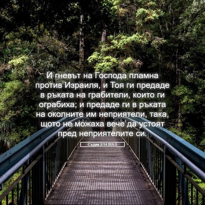 Picture 05 - Съдии 2:14 BULG - И гневът на Господа пламна - Bible Verse Picture