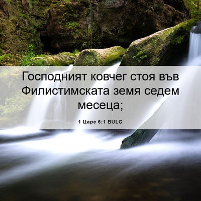 Picture 06 - 1 Царе 6:1 BULG - Господният ковчег стоя във - Bible Verse Picture