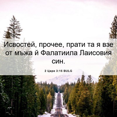 Picture 06 - 2 Царе 3:15 BULG - Исвостей, прочее, прати та - Bible Verse Picture