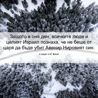 Picture 06 - 2 Царе 3:37 BULG - Защото в оня ден, всичките - Bible Verse Picture