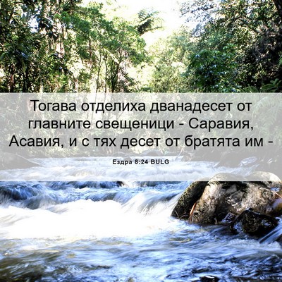 Picture 06 - Ездра 8:24 BULG - Тогава отделиха - Bible Verse Picture