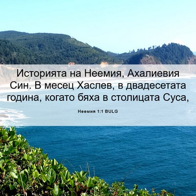 Picture 06 - Неемия 1:1 BULG - Историята на Неемия, - Bible Verse Picture