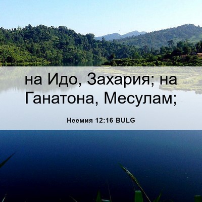 Picture 06 - Неемия 12:16 BULG - на Идо, Захария; на - Bible Verse Picture