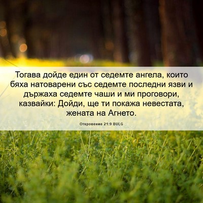Picture 06 - Откровение 21:9 BULG - Тогава дойде един от - Bible Verse Picture