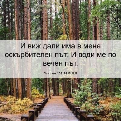 Picture 06 - Псалми 139:24 BULG - И виж дали има в мене - Bible Verse Picture