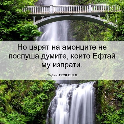 Picture 06 - Съдии 11:28 BULG - Но царят на амонците не - Bible Verse Picture