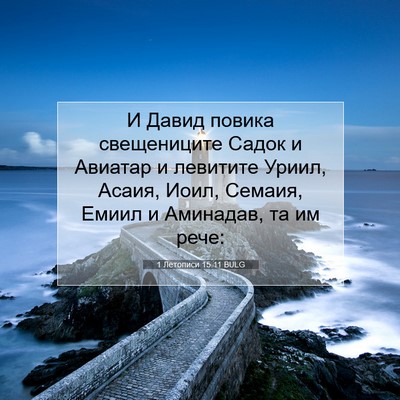 Picture 07 - 1 Летописи 15:11 BULG - И Давид повика свещениците - Bible Verse Picture