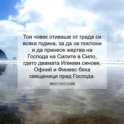 Picture 07 - 1 Царе 1:3 BULG - Тоя човек отиваше от града - Bible Verse Picture