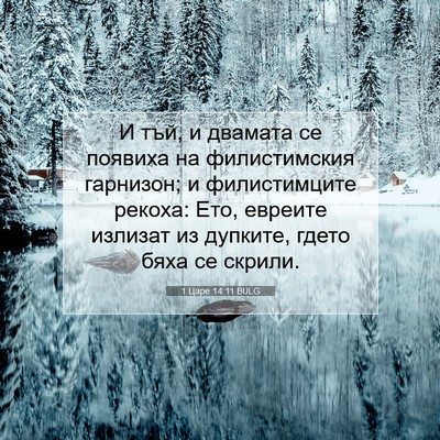 Picture 07 - 1 Царе 14:11 BULG - И тъй, и двамата се появиха - Bible Verse Picture