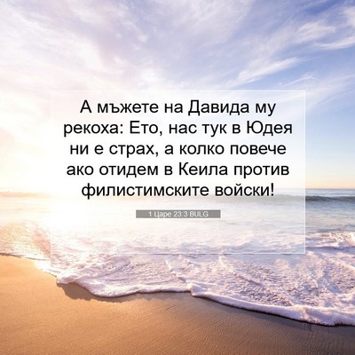 Picture 07 - 1 Царе 23:3 BULG - А мъжете на Давида му - Bible Verse Picture