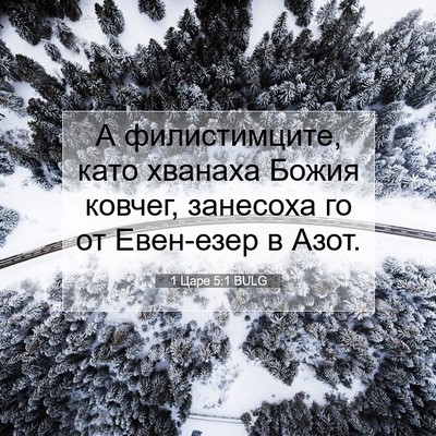 Picture 07 - 1 Царе 5:1 BULG - А филистимците, като - Bible Verse Picture