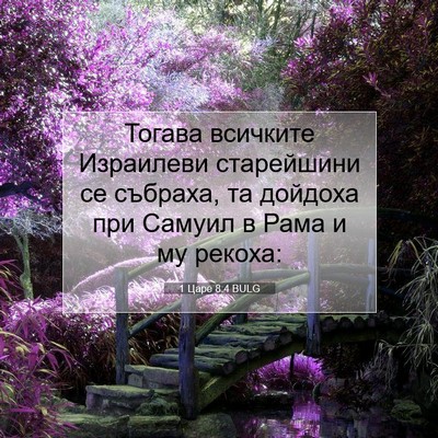 Picture 07 - 1 Царе 8:4 BULG - Тогава всичките Израилеви - Bible Verse Picture
