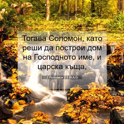 Picture 07 - 2 Летописи 2:1 BULG - Тогава Соломон, като реши - Bible Verse Picture