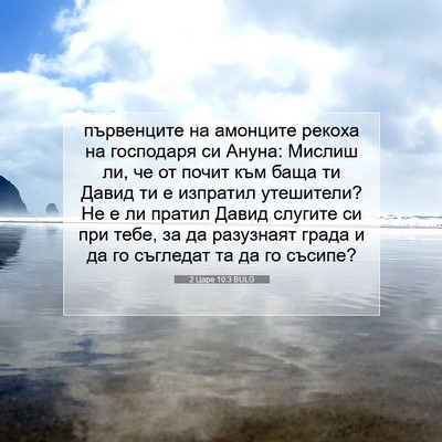 Picture 07 - 2 Царе 10:3 BULG - първенците на амонците - Bible Verse Picture