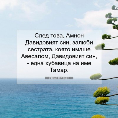 Picture 07 - 2 Царе 13:1 BULG - След това, Амнон - Bible Verse Picture