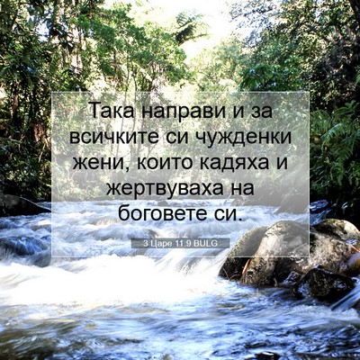 Picture 07 - 3 Царе 11:9 BULG - Така направи и за всичките - Bible Verse Picture