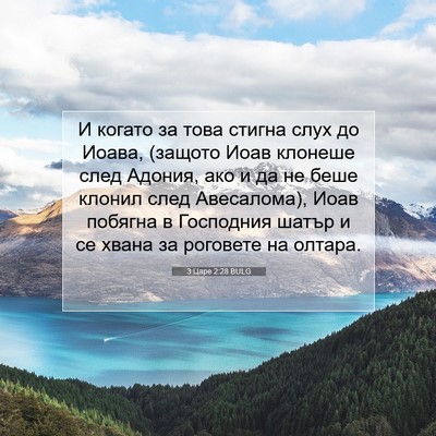 Picture 07 - 3 Царе 2:28 BULG - И когато за това стигна - Bible Verse Picture