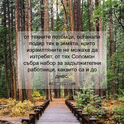 Picture 07 - 3 Царе 9:21 BULG - от техните потомци, - Bible Verse Picture