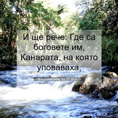 Picture 07 - Второзаконие 32:37 BULG - И ще рече: Где са боговете - Bible Verse Picture