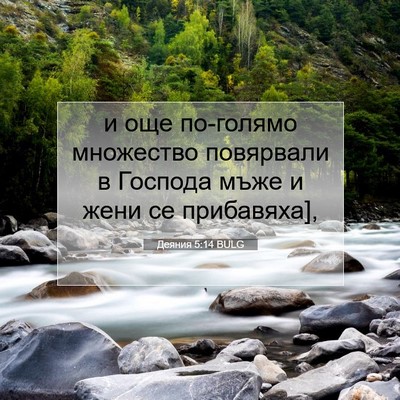 Picture 07 - Деяния 5:14 BULG - и още по-голямо множество - Bible Verse Picture