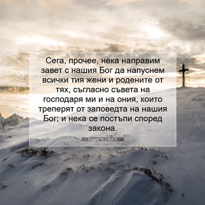 Picture 07 - Ездра 10:3 BULG - Сега, прочее, нека направим - Bible Verse Picture