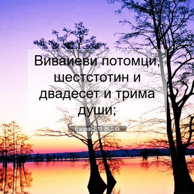 Picture 07 - Ездра 2:11 BULG - Виваиеви потомци, - Bible Verse Picture