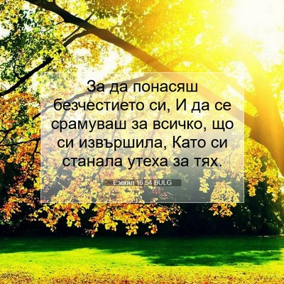Picture 07 - Езекил 16:54 BULG - За да понасяш безчестието - Bible Verse Picture