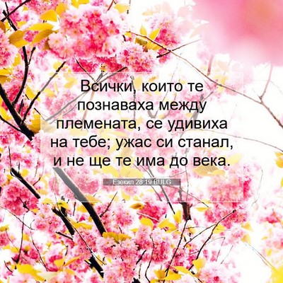 Picture 07 - Езекил 28:19 BULG - Всички, които те познаваха - Bible Verse Picture