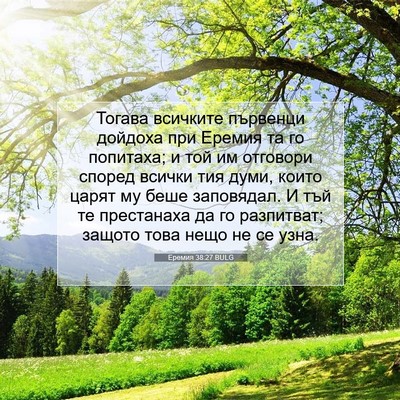 Picture 07 - Еремия 38:27 BULG - Тогава всичките първенци - Bible Verse Picture