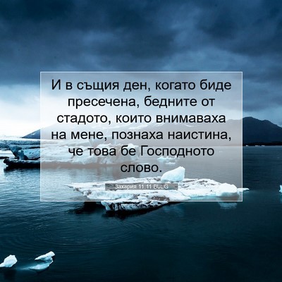 Picture 07 - Захария 11:11 BULG - И в същия ден, когато биде - Bible Verse Picture