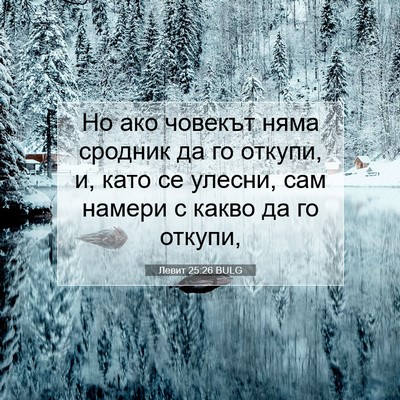 Picture 07 - Левит 25:26 BULG - Но ако човекът няма - Bible Verse Picture