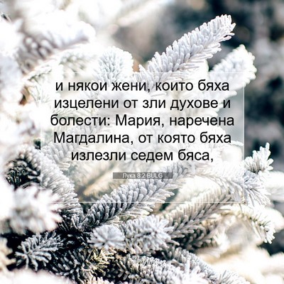 Picture 07 - Лука 8:2 BULG - и някои жени, които бяха - Bible Verse Picture