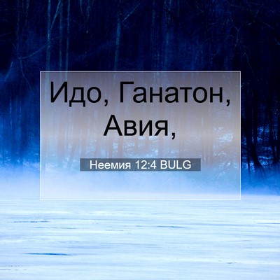 Picture 07 - Неемия 12:4 BULG - Идо, Ганатон, - Bible Verse Picture