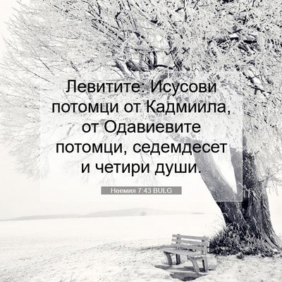 Picture 07 - Неемия 7:43 BULG - Левитите: Исусови потомци - Bible Verse Picture