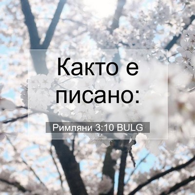 Picture 07 - Римляни 3:10 BULG - Както е - Bible Verse Picture