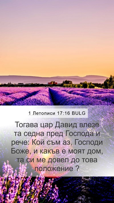 1 Летописи 17:16 BULG Bible Verse Image