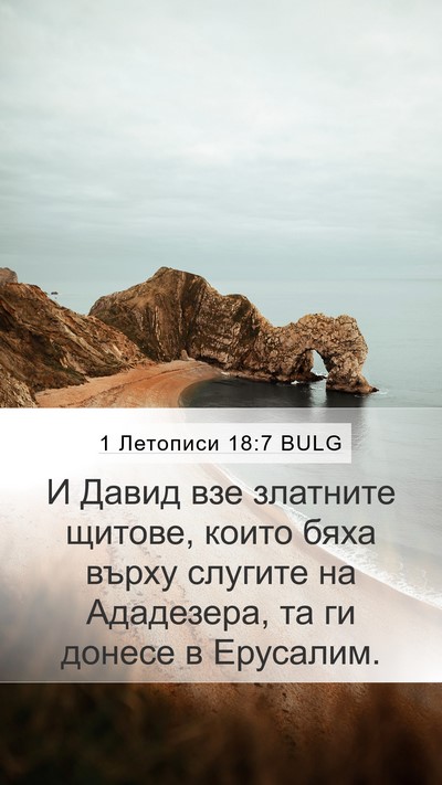 1 Летописи 18:7 BULG Bible Verse Image
