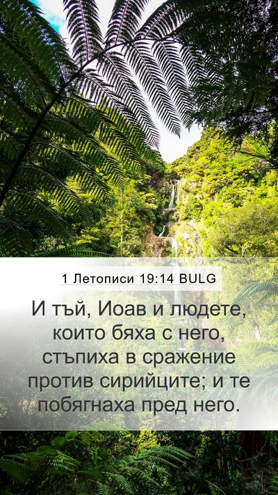 1 Летописи 19:14 BULG Bible Verse Image