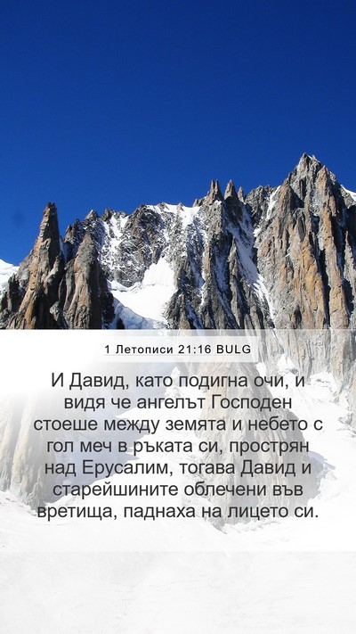1 Летописи 21:16 BULG Bible Verse Image