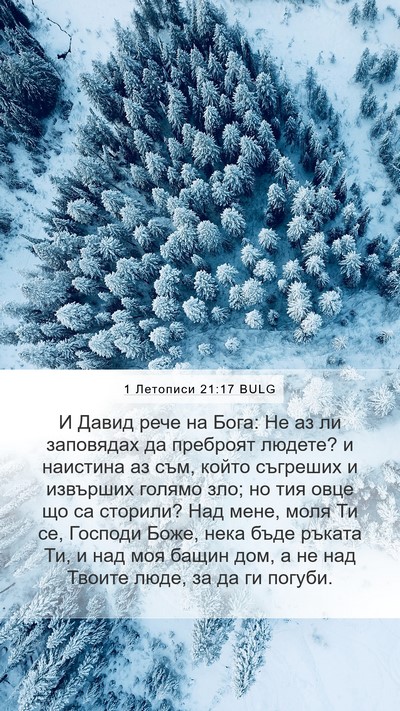 1 Летописи 21:17 BULG Bible Verse Image