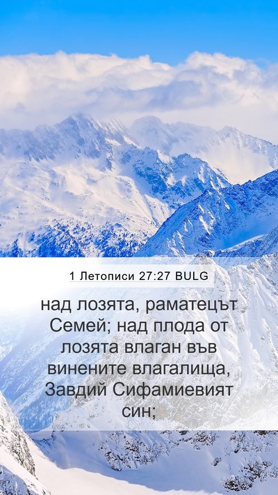 1 Летописи 27:27 BULG Bible Verse Image