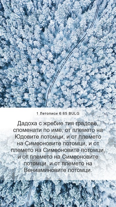 1 Летописи 6:65 BULG Bible Verse Image